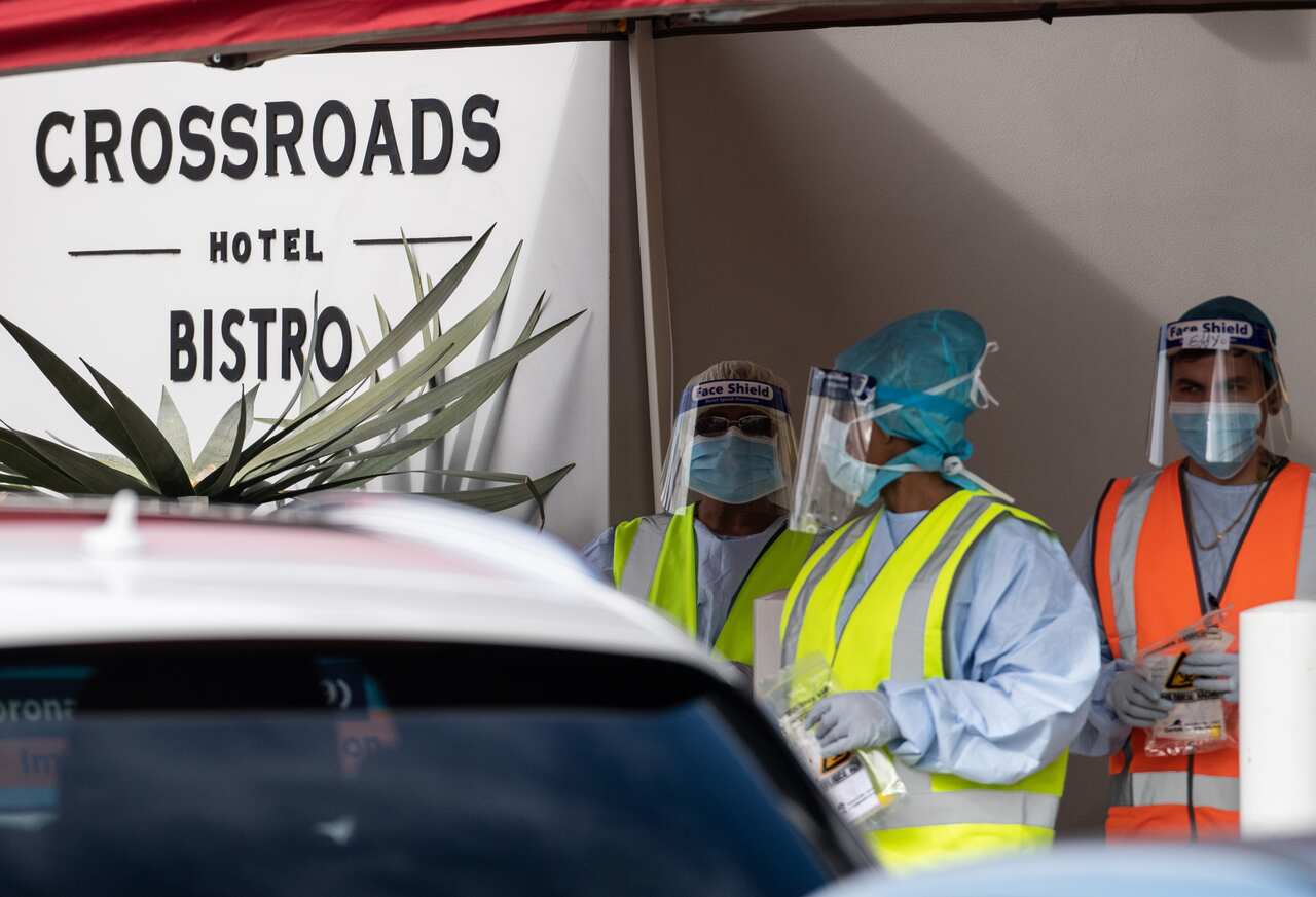 COVID-19 appears to have jumped between neighbouring rooms in hotel quarantine in Sydney.