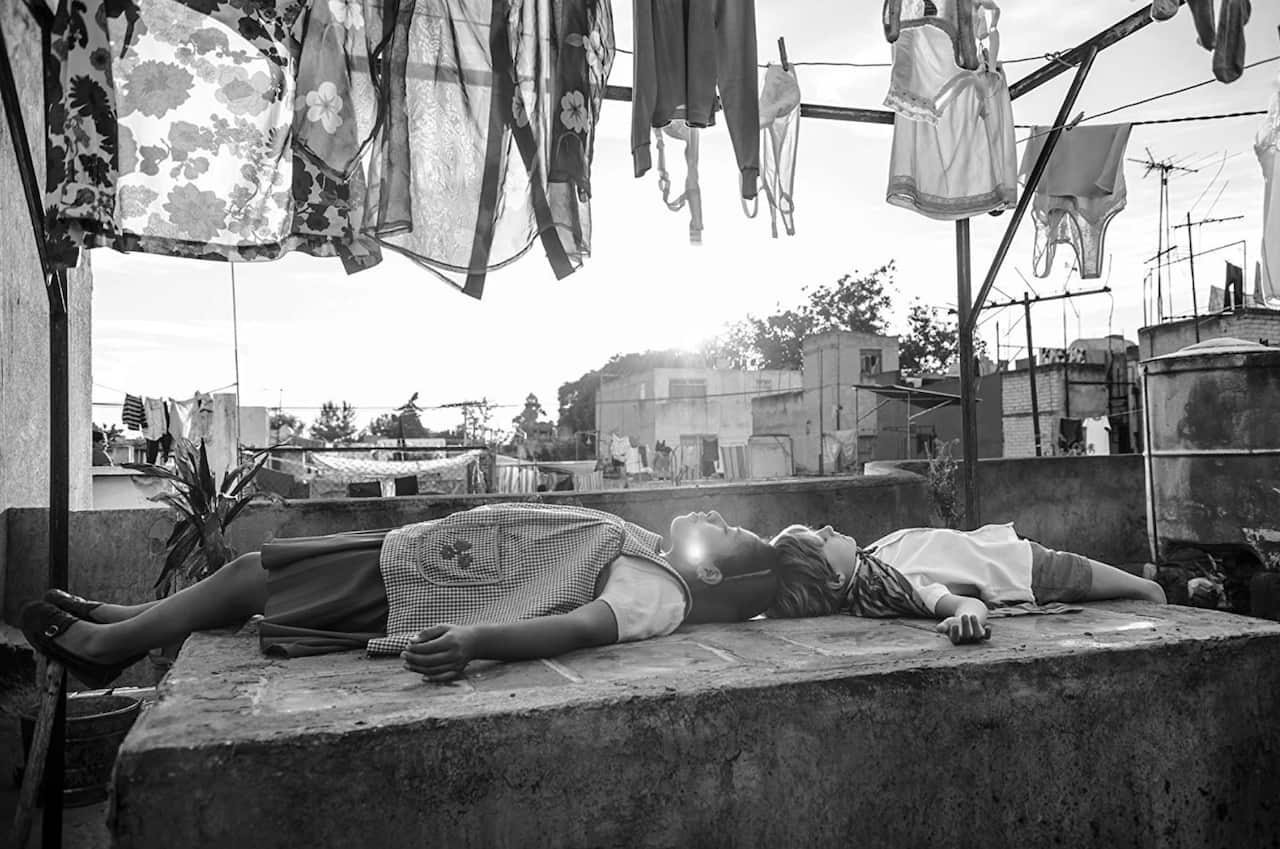 Actriz Yalitza Aparicio en película Roma