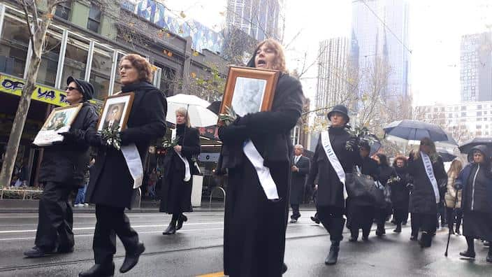 At the Peaceful Rally of Melbourne's Greeks on the occasion of the 45th Anniversary of the Turkish invasion of Cyprus.