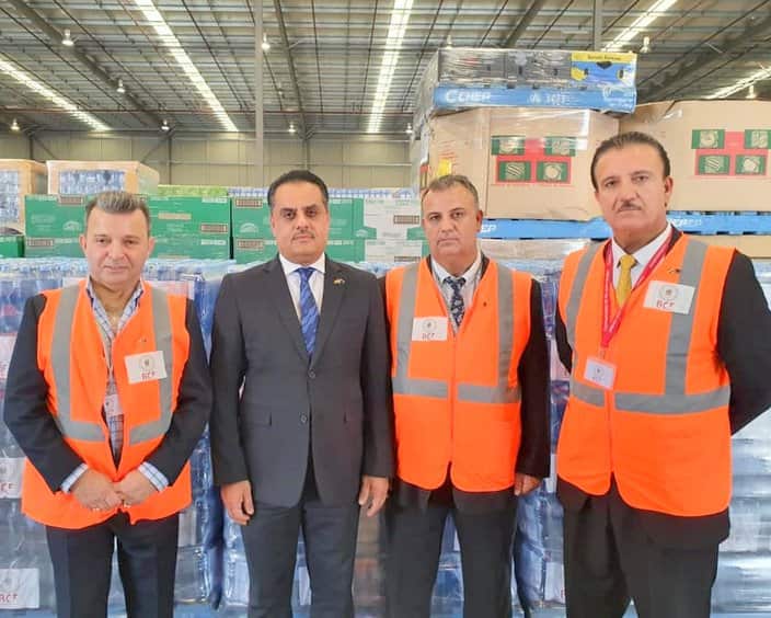 Kurdistan Region Government representative with Volunteers from Kurdish community