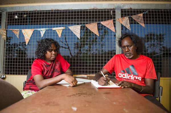 Angelina Joshua keeping the language alive at the Ngukurr Language Centre