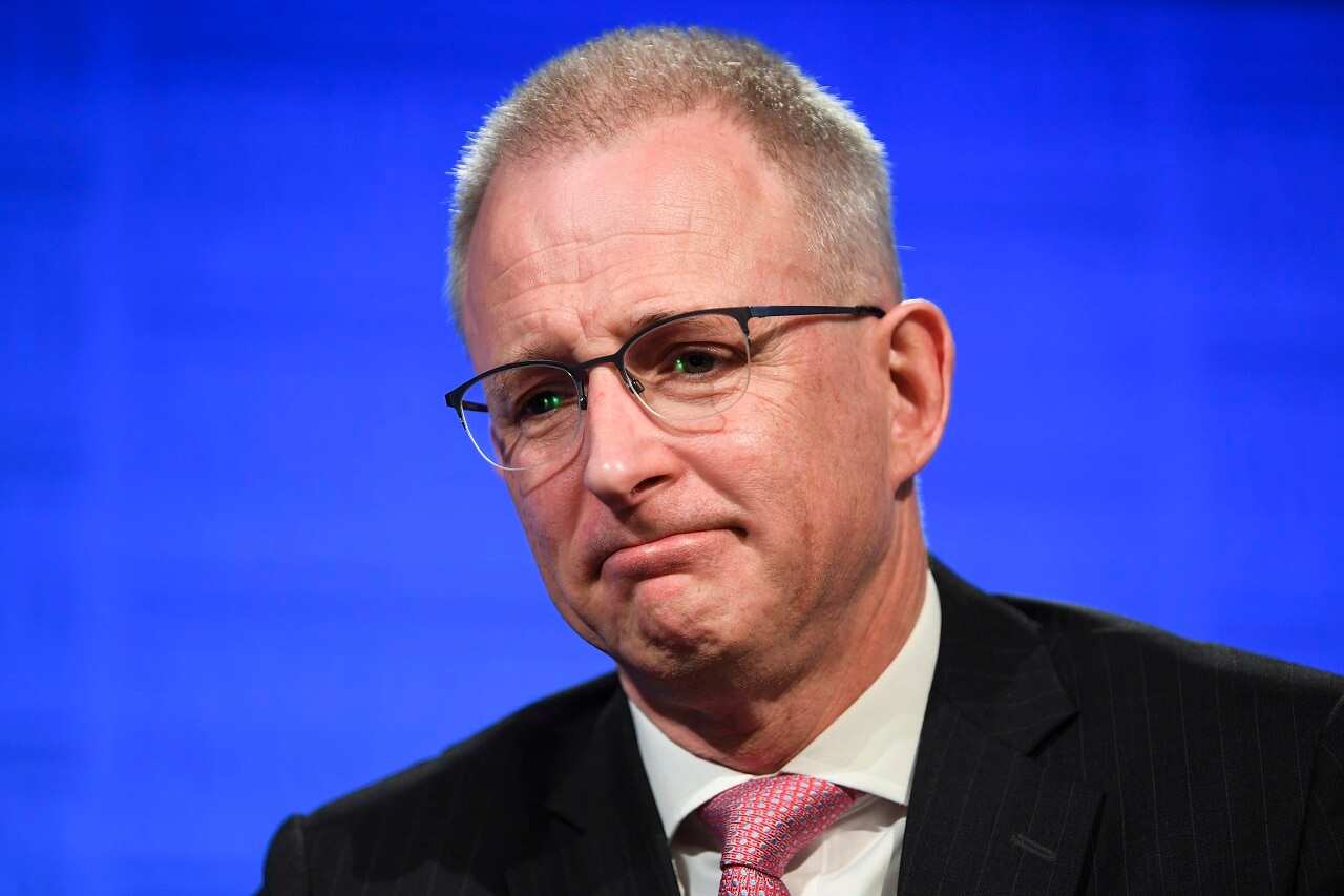 Paul Fletcher delivers a speech at the National Press Club on Wednesday.