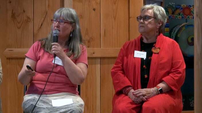 Catherine O’Leary and  Jan Coveney 