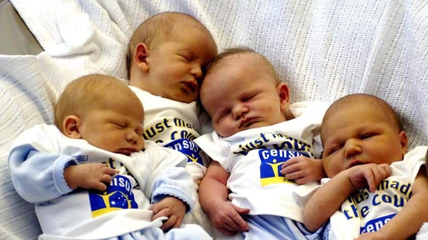 Newborn babies in 2016 who just made the August Census.