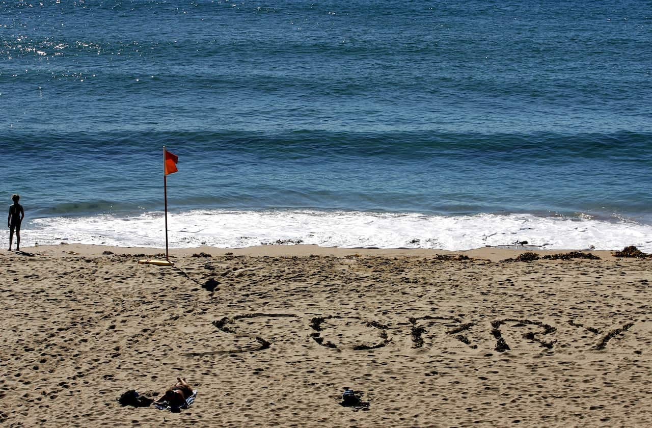 Cronulla Beach one week after the 2005 riots.