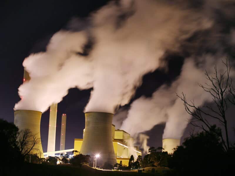 The Loy Yang Power Station in the Latrobe Valley