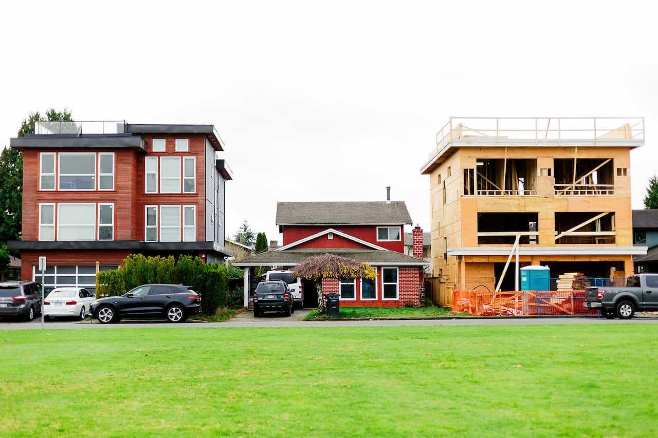 The Baoma Inn, left, where women stay while waiting to give birth in Canada, in Vancouver, British Columbia, Canada.