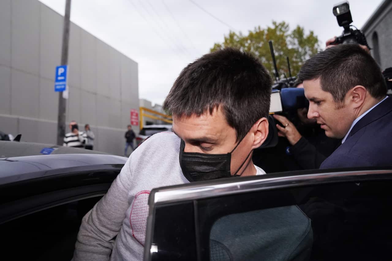 Richard Pusey, the driver of a Porsche who allegedly fled the scene of a truck crash on Melbourne's Eastern Freeway which killed four police officers.