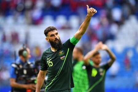 Captain Jedinak makes Australia's point against Denmark