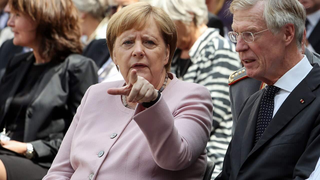 The German Chancellor Angela Merkel