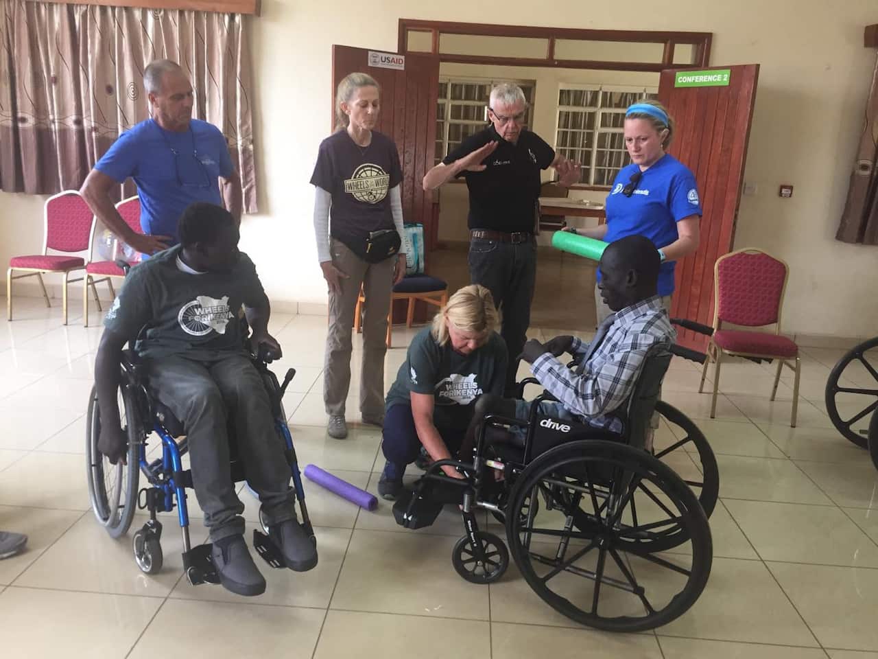 Machar and the living with Hope's team