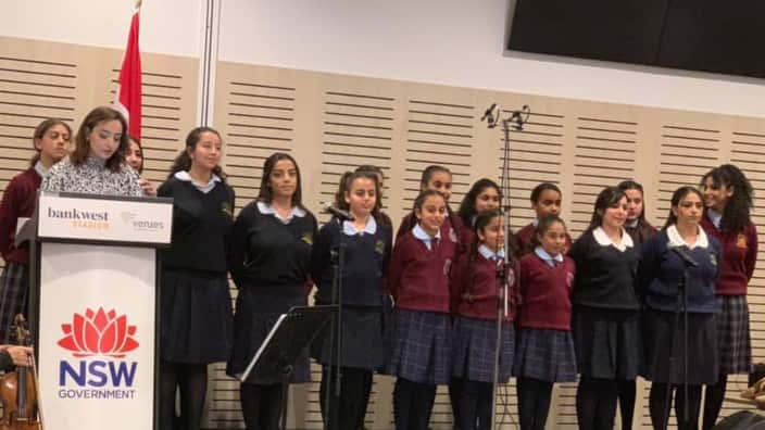 Part of Coptic Orthodox church 50th anniversary celebration
