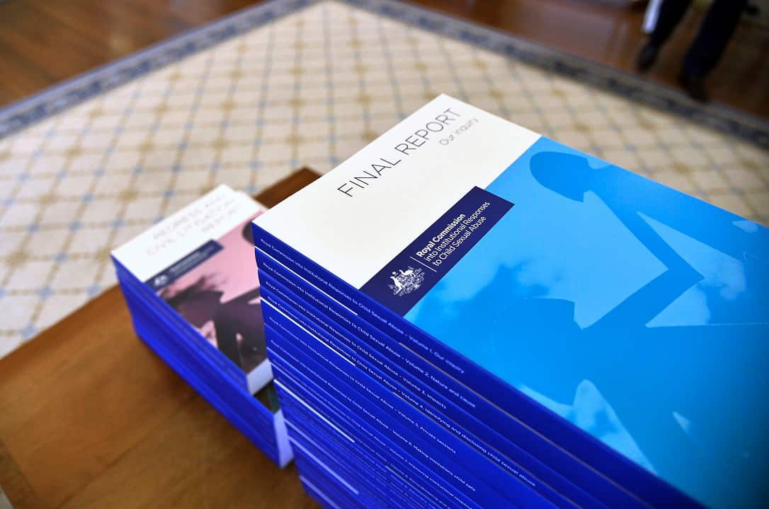The volumes of the Final Report of the Royal Commission into Institutional Responses to Child Sexual Abuse.