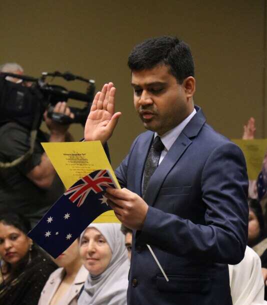 Hundreds of people took part in the ceremonies.