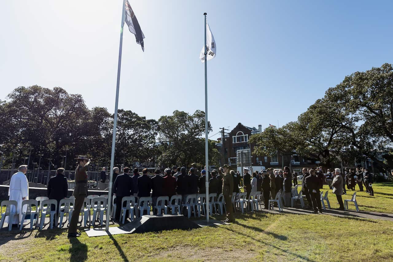 69th Anniversary of the Korean war Armistice was held at the Korean War Memorial NSW