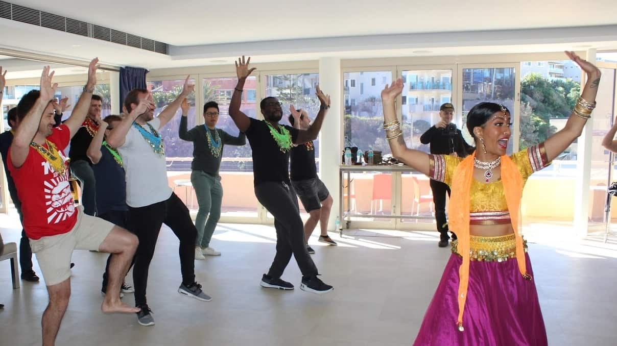 Shyamla Eswaran and the employees of Yum!