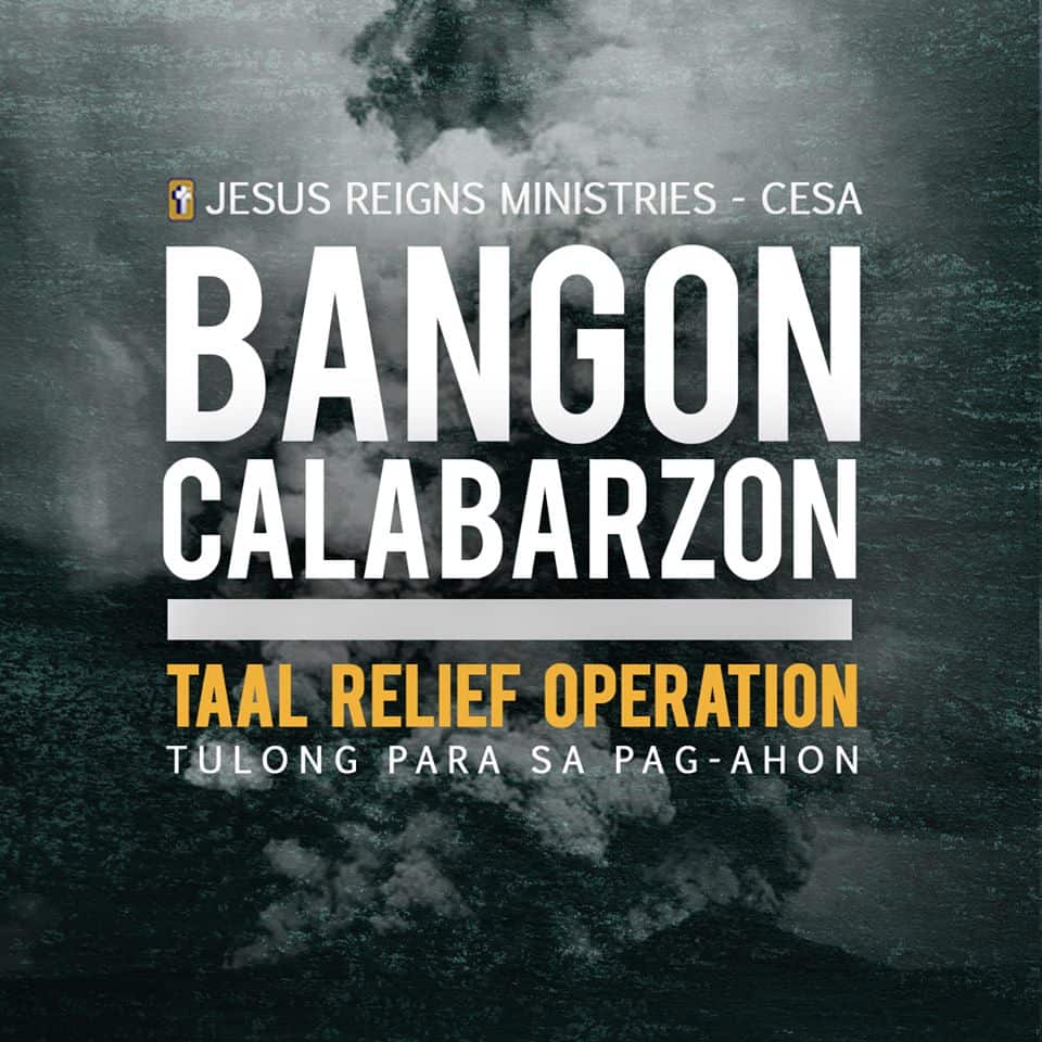 donation for taal volcano victims