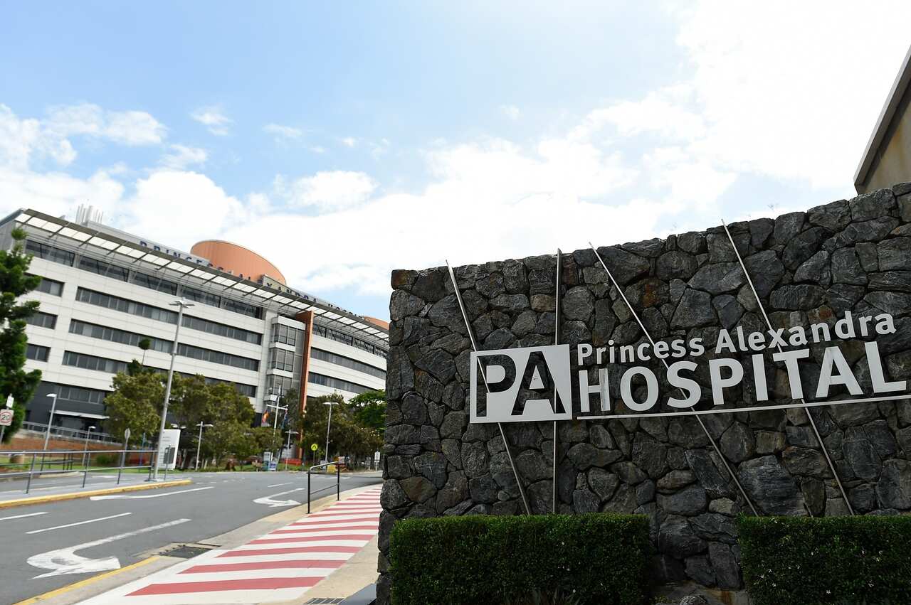 The Princess Alexandra Hospital has been placed under lockdown after a positive COVID-19 case. 