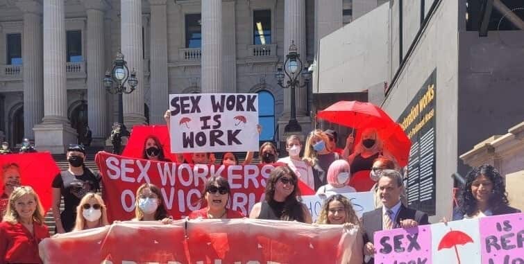 Sex work is now decriminalised in Victoria.