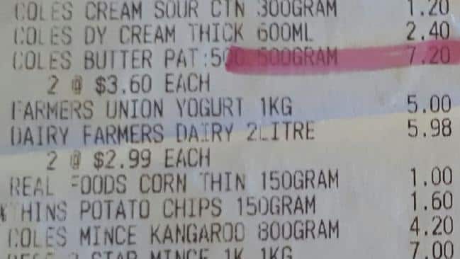 Coles has jacked up its home brand butter.