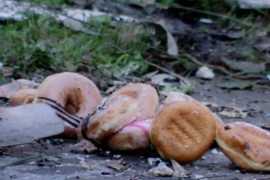 Donuts on road