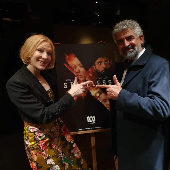 Left: Cate Blanchett, right: Burhan Zangana