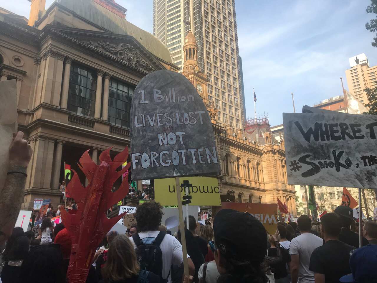 Thousands gather in Sydney.