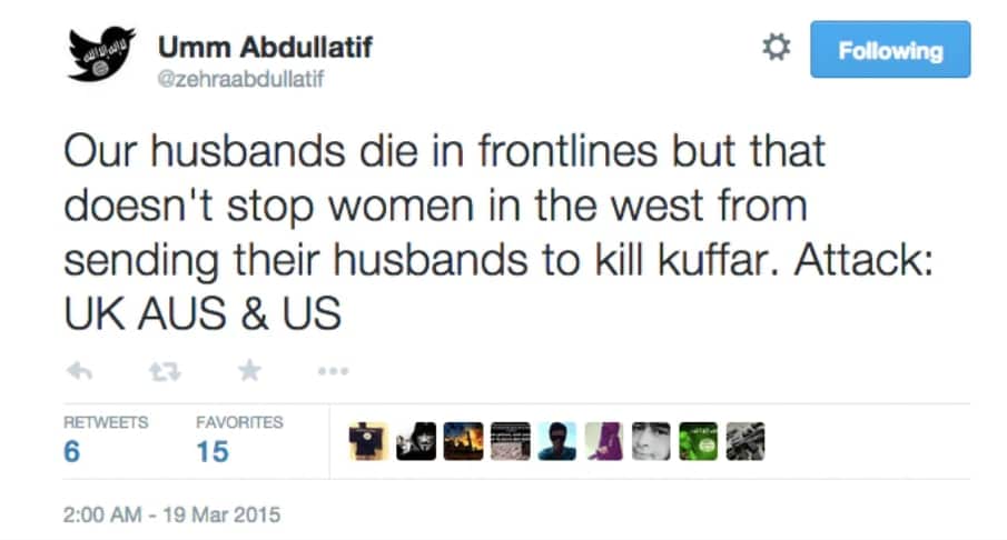 A post from a Twitter account linked to Duman.