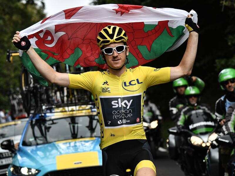 Welsh cycling star Geraint Thomas