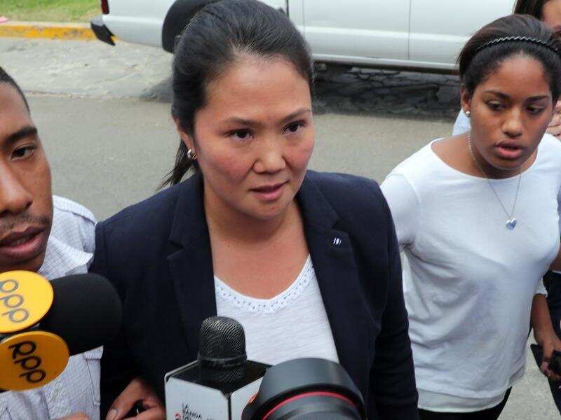 Peru opposition leader Keiko Fujimori
