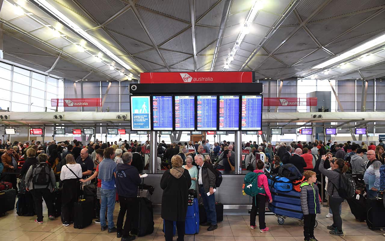 File image of Sydney Airport from July 2017.