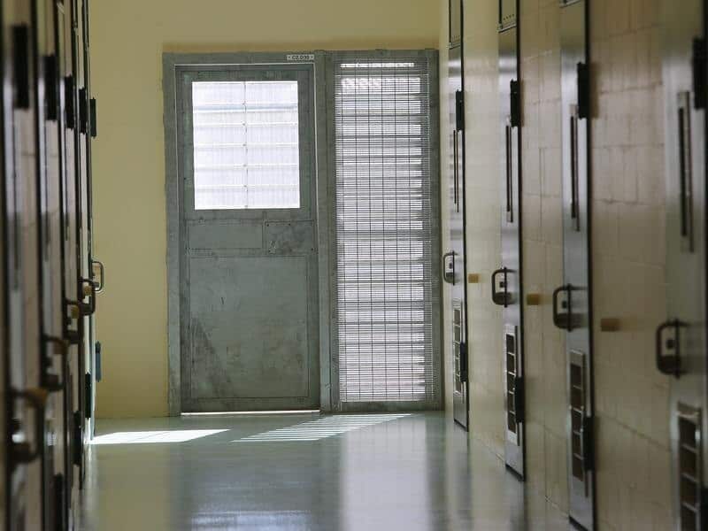 Stock photo of a prison cell.