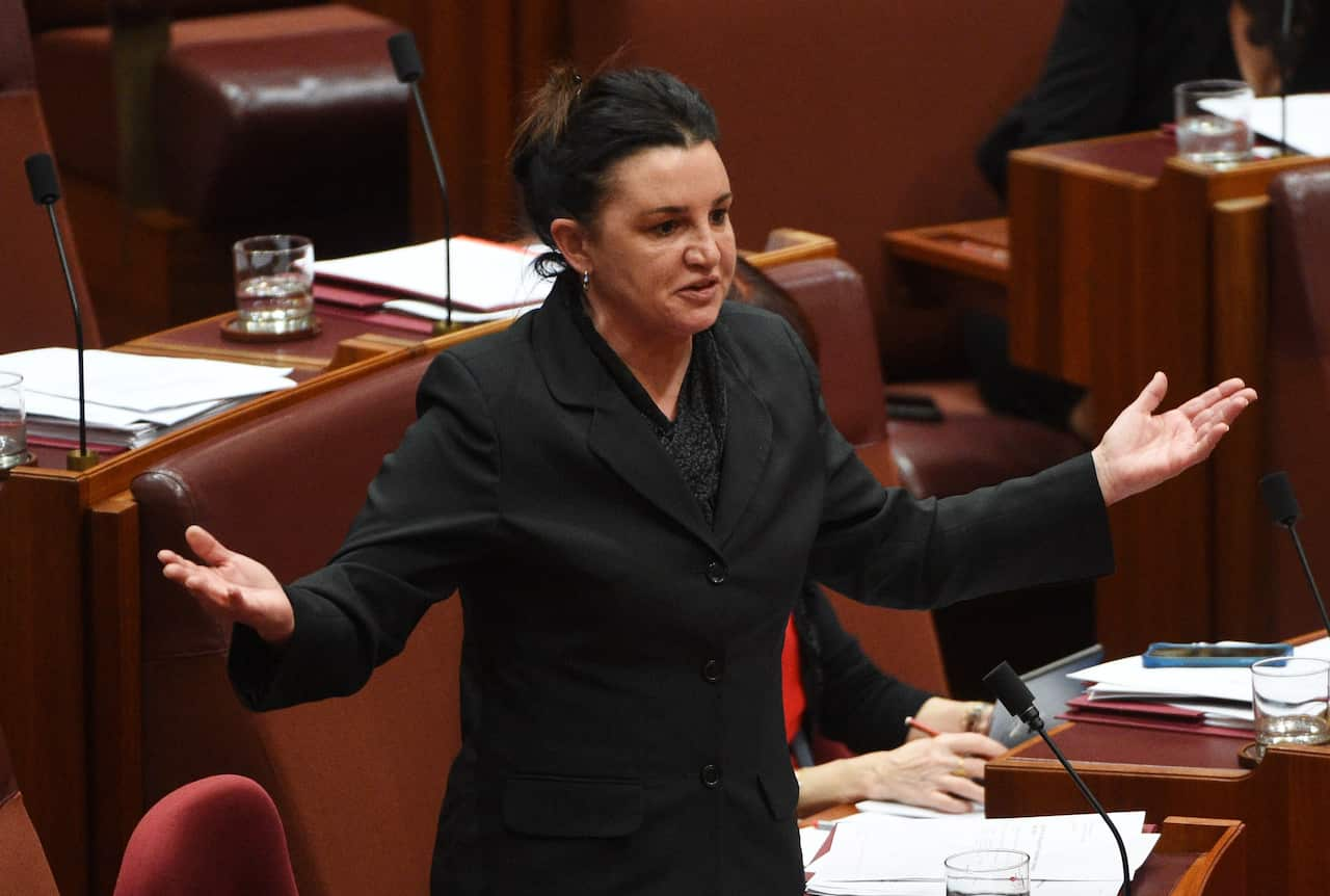 Tasmanian Senator Jacqui Lambie 