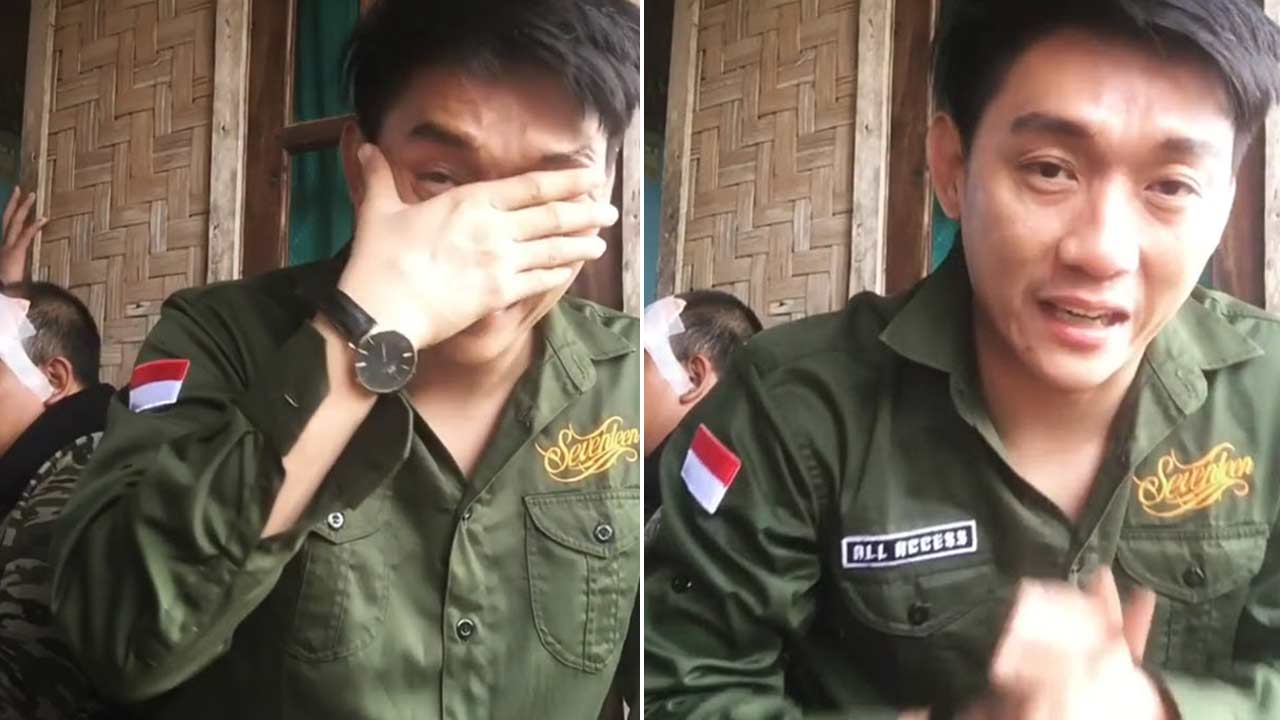 An emotional Fajarsyah from band Seventeen posted an emotional tribute after the incident.
