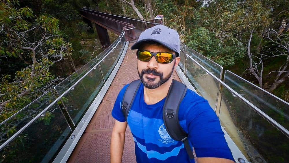 Australian Malayalee contesting in  Fjällräven polar