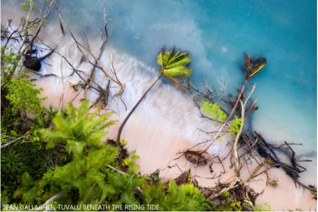 Tuvalu beneath the rising tide by Sean Gallagher. Sean Gallagher via CIWEM