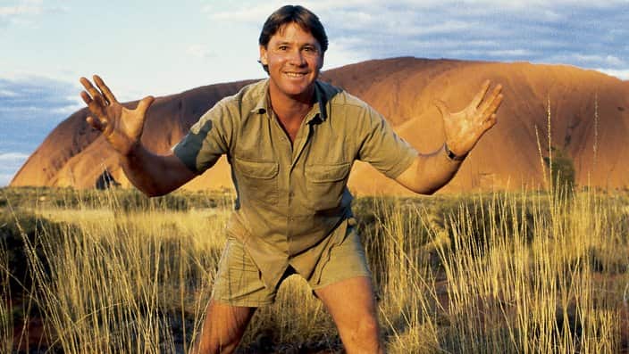 Steve Irwin at Uluru