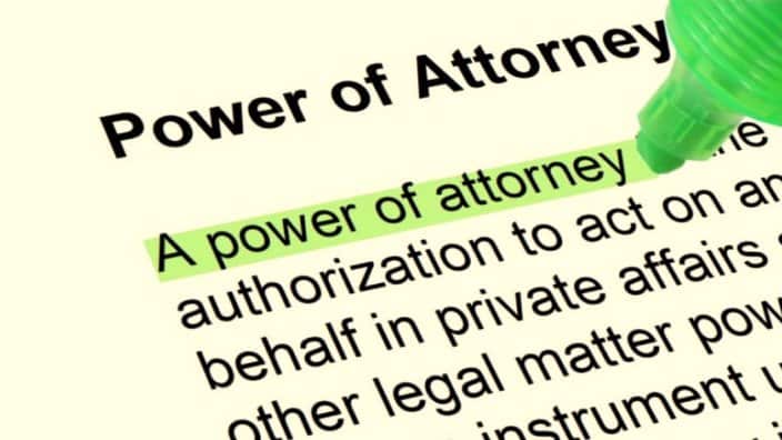 Power of Attorney