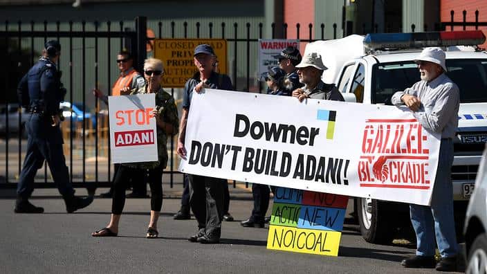 Adani coal mine protest