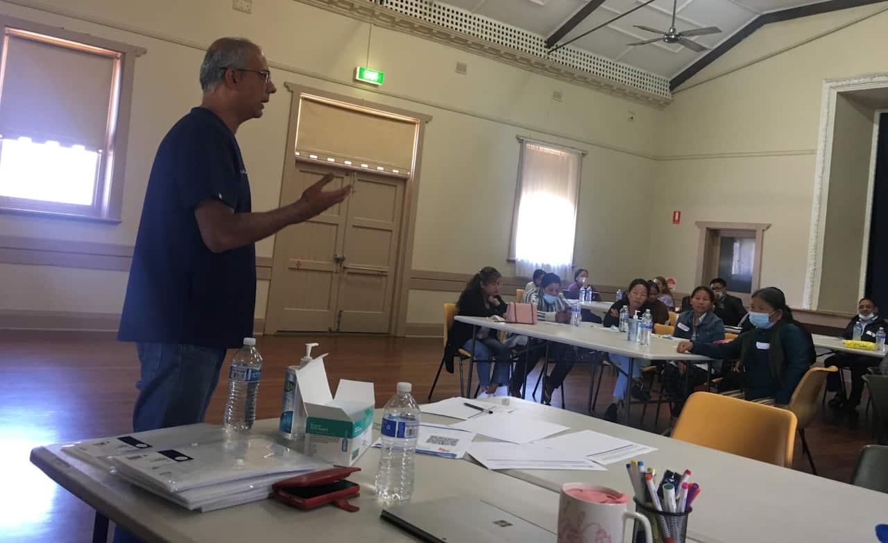Covid-19 community awareness program organised by BAASA, In Adelaide.