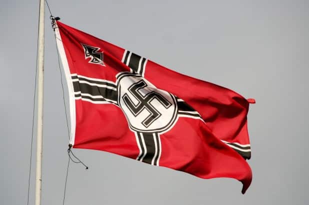 A neo-Nazi flag. 