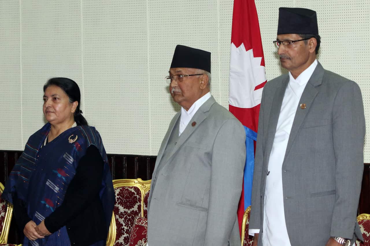 Agni Sapkota sworn in as Nepal Parliament's new speaker.