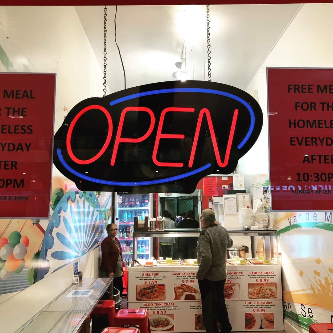 Free meal for the homeless