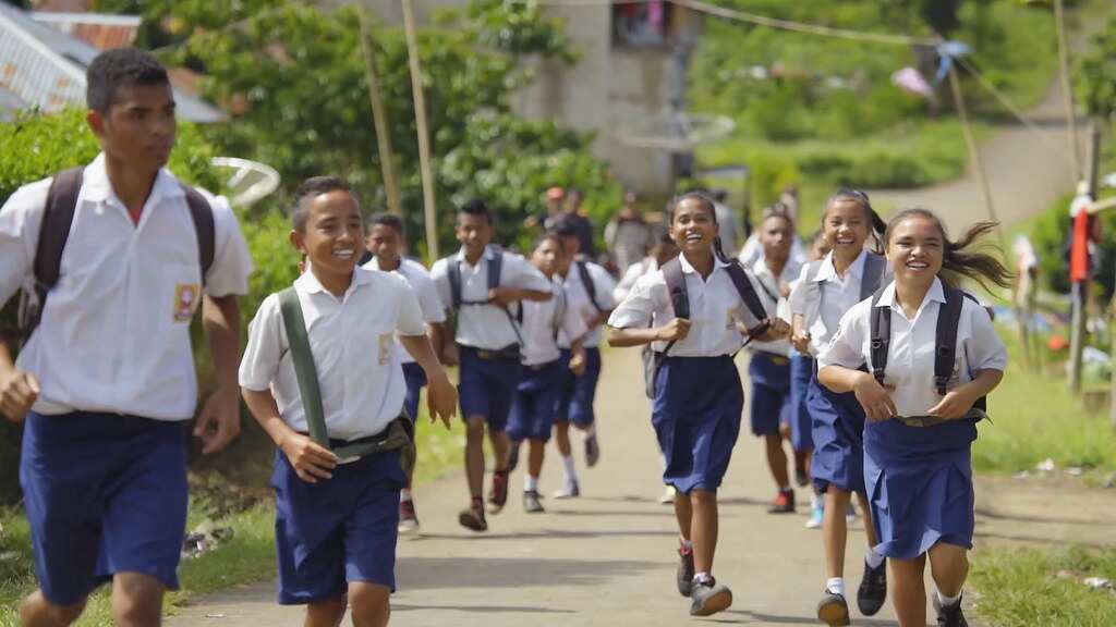 Indonesian School kids - Australia Indonesia Education Partnership.