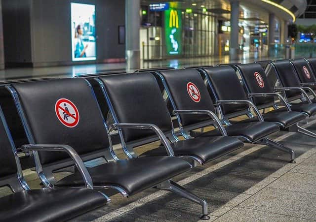 Empty airport