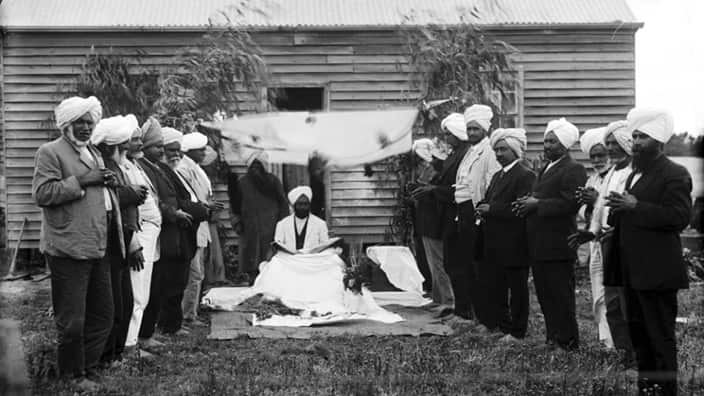 Akhand Path in 1920 (Banella)