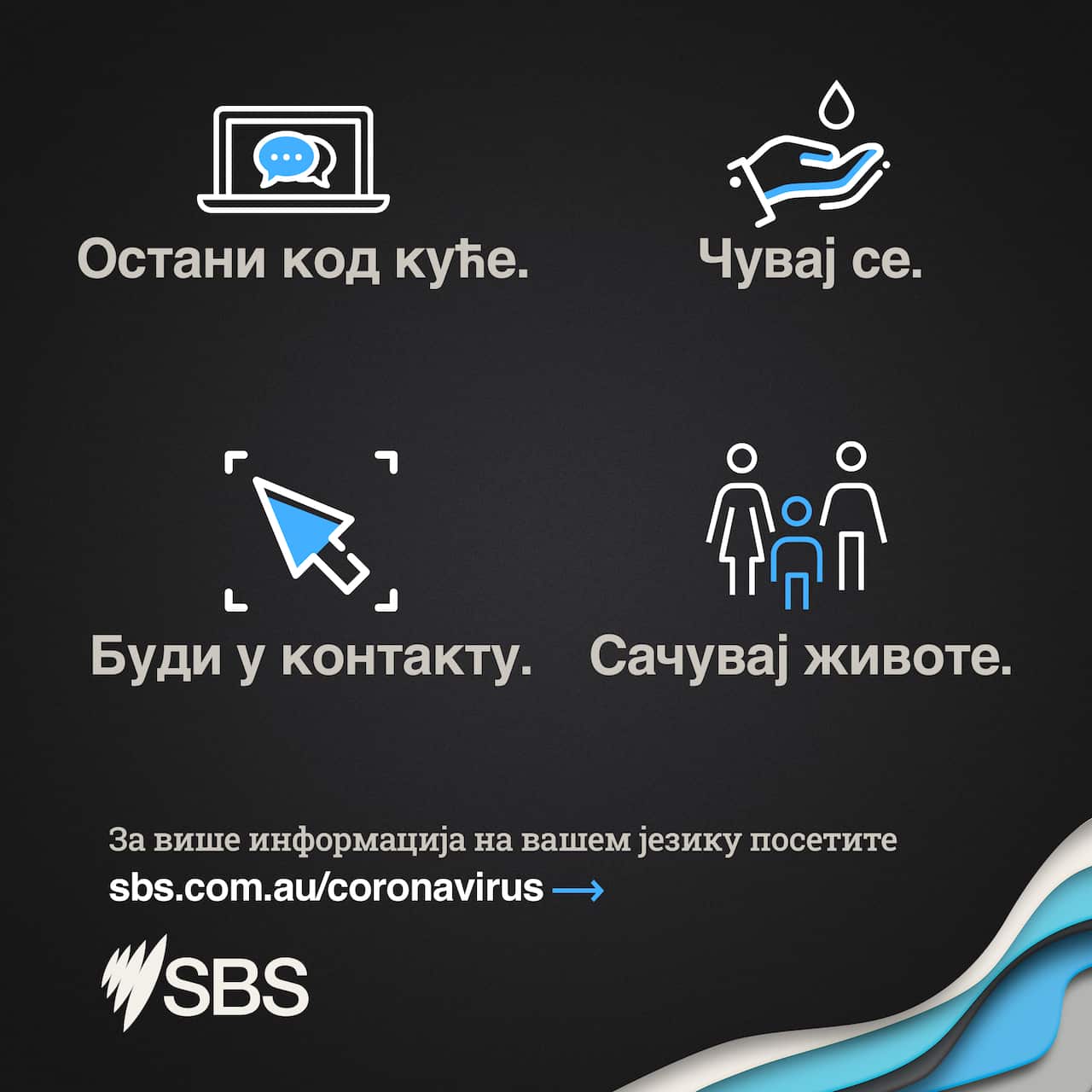 For more information about coronavirus in your language visit sbs.com.au/coronavirus