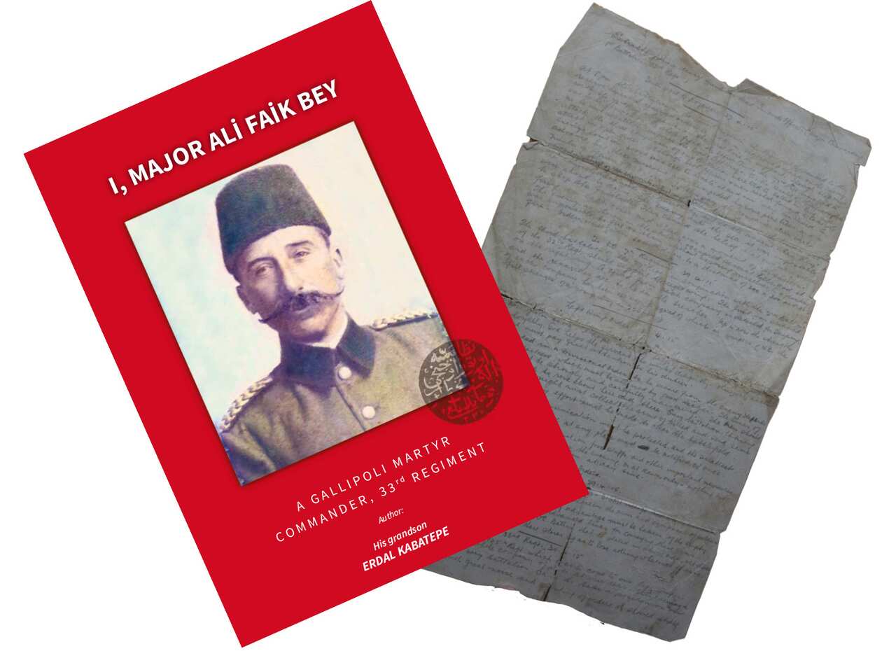 Erdal Kabatepe'nin dedesi hakkında yazdığı kitap ve Fiona Boers'deki günlük tercümesi.