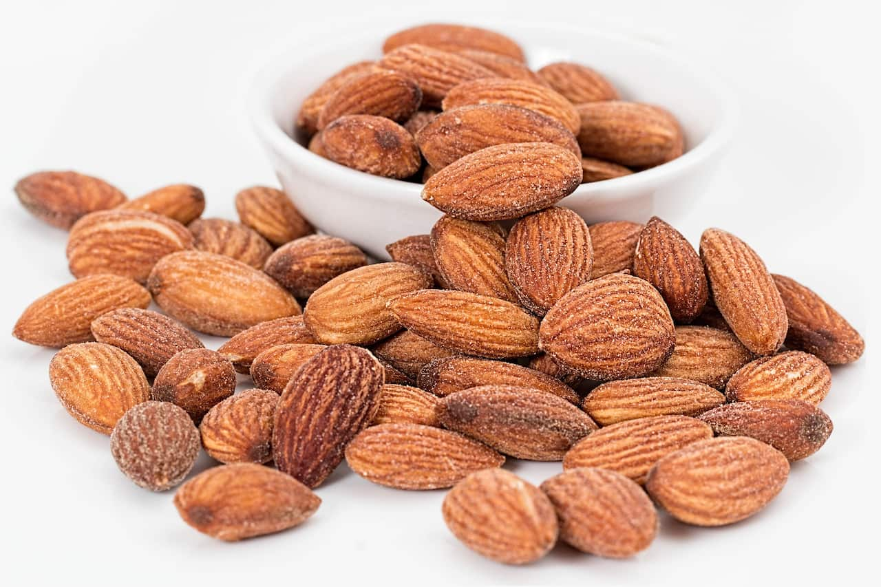 Roasted almonds