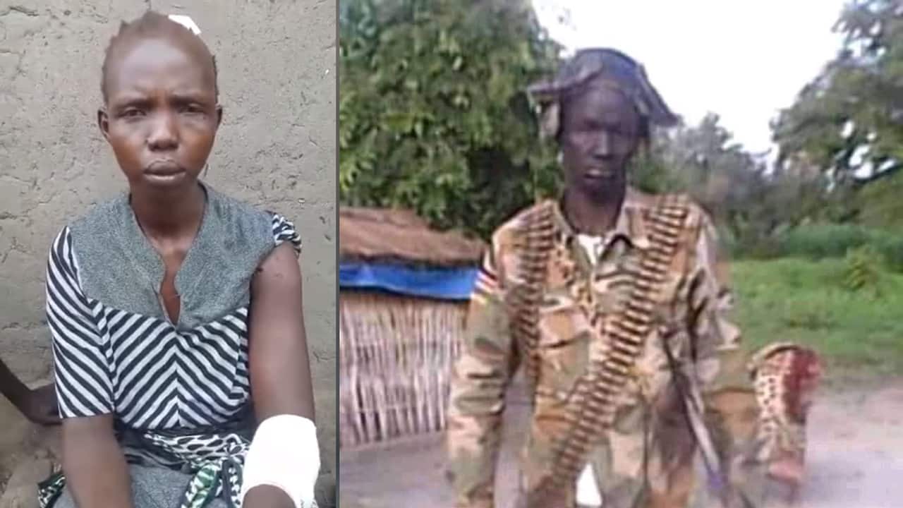 Monydiar and his wife in separate photos 